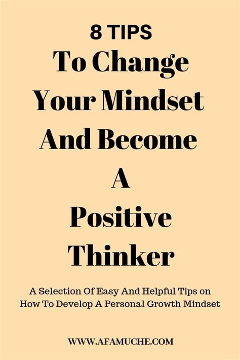 Mindset Hacks That Will Change Your Life Positive Thinker Growth