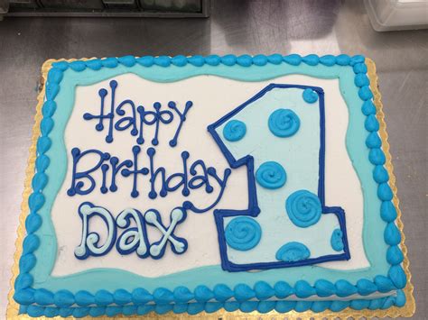 Pin By Ariana F On First Birthday Square Birthday Cake Birthday