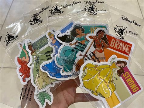 PHOTOS New Disney Princess Stickers Arrive At Downtown Disney District Disneyland News Today