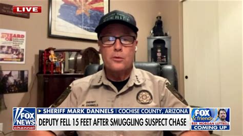 Arizona sheriff sounds alarm on border crisis after deputy fell 15 ft
