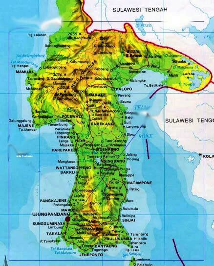 Peta Sulawesi Selatan Lengkap Dengan Keterangan Adala Vrogue Co