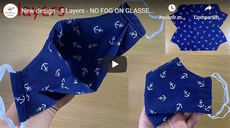 New Design 4 Layers No Fog On Glasses Quick And Easy 3d Face Mask