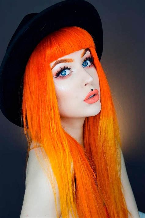 All Kinds Of Orange Hair Copper Reddish Bright Dark And Pastel For