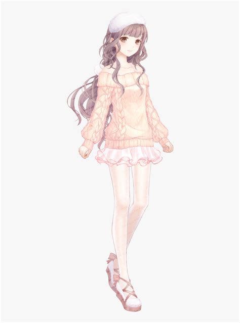 Cute Sweater Anime Outfits Hd Png Download Transparent