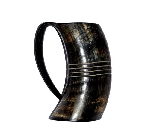 Buy Handcrafted Natural Viking Tankard Viking Drinking Horn For Online