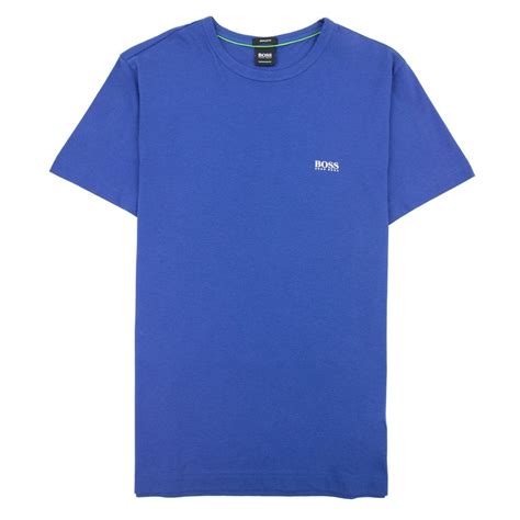 Hugo Boss Small Logo T Shirt Blue 462 Men From Onu Uk