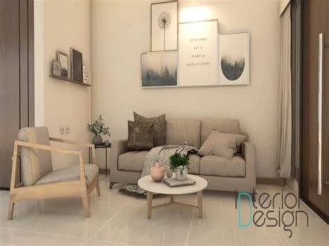 desain ruang tamu minimalis  rumah tipe  interiordesignid