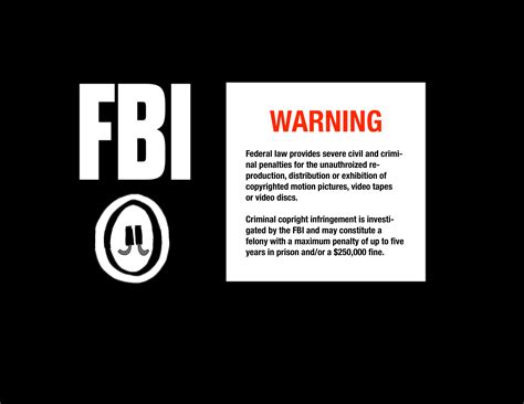 FBI Warning Screen (WHV) V2 by Charlieaat on DeviantArt width=