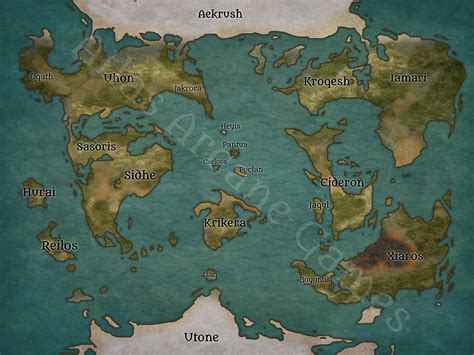 Rpg World Fantasy World Map Earth Map Forgotten Realms Barbarian