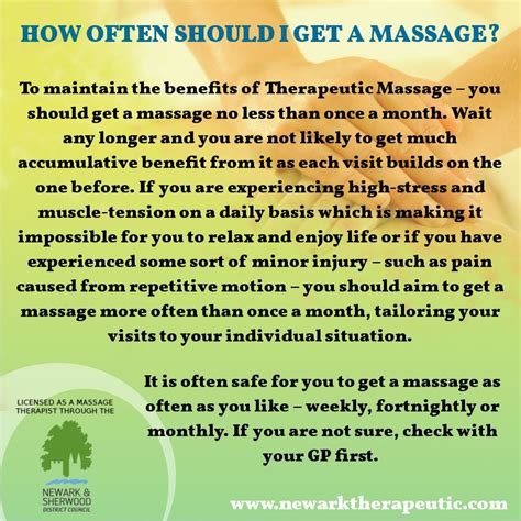 how often should you get a massage there is no one giant step today is a good day for a
