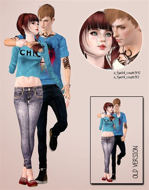 Fc Couple Pose Pack I Remake Version ~ Fyachii Sims 3