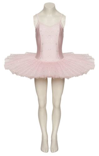 Pale Pink Sparkly Sequin Dance Ballet Leotard Tutu Childs Ladies Sizes
