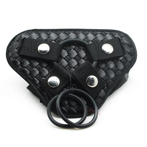 Buy Smspade Black Pu Leather Strap On Harness For
