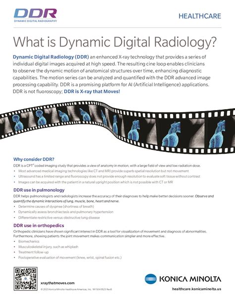 Dynamic Digital Radiology Konica Minolta Healthcare Americas Inc