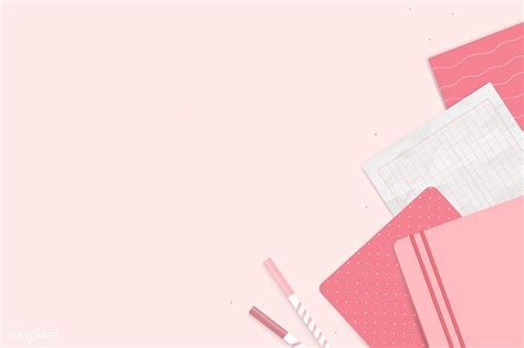 Education Aesthetic Pinterest Powerpoint Background Pastel Pink Canvas Io