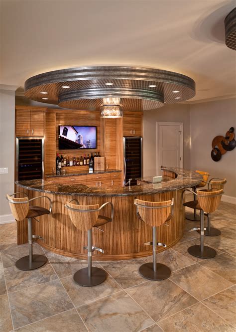 15 Majestic Contemporary Home Bar Designs For Inspiration