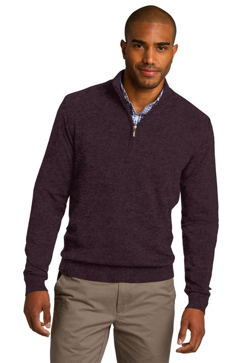 Wholesale Imprintable Apparel And Accessories Half Zip Sweaters Zip