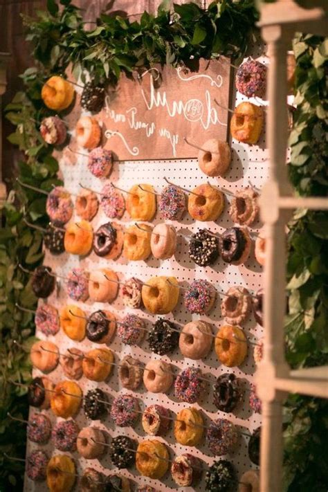 You HAVE To See The Adorable Wedding Donut Bar Ideas Roses Rings Part