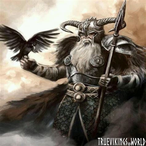 The Allfather Norse Mythology Norse Viking Art
