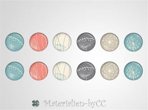 *PUSTEBLUME* Cabochons 14mm 6 Paar | Cabochon selber ...