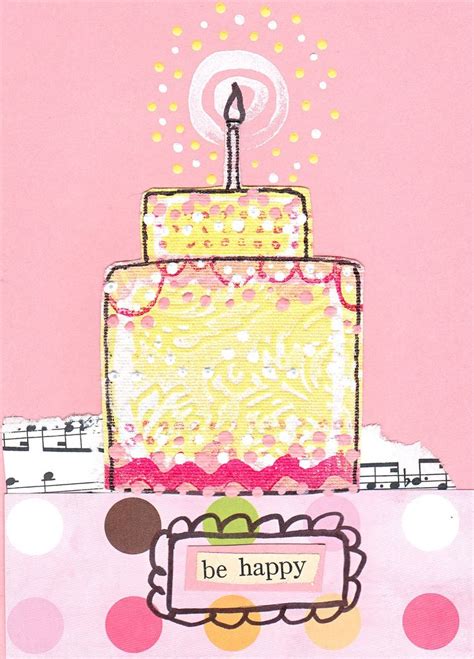 Retro Whimsical Art And Illustration Happy Birthday Cards Birthday