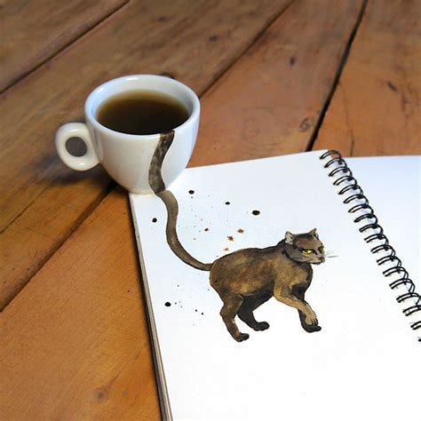 Russian Illustrator Reimagines Different Coffees As Cats Bored Panda