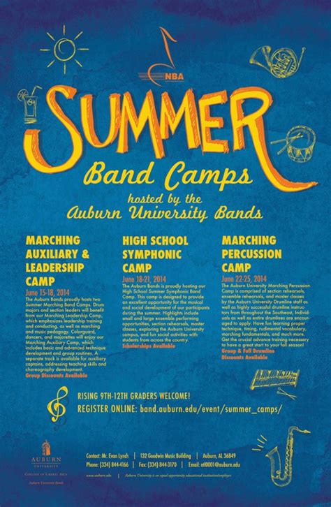 Summer Camps Friends Auburn University Bands