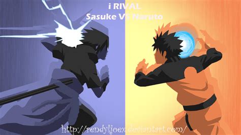 Sasuke Vs Naruto Ipod Style By Rendyljoex On Deviantart