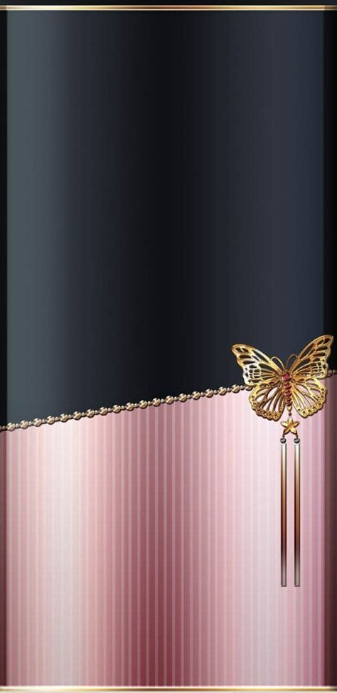 Black And Rose Gold Wallpaper By Artist Unknown Art Work In 2019