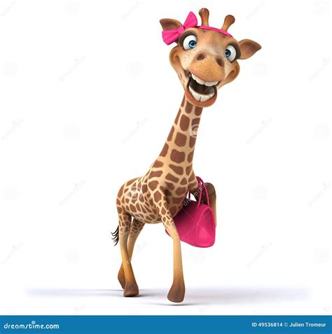 Fun Giraffe Stock Illustration Illustration Of Brown 49536814