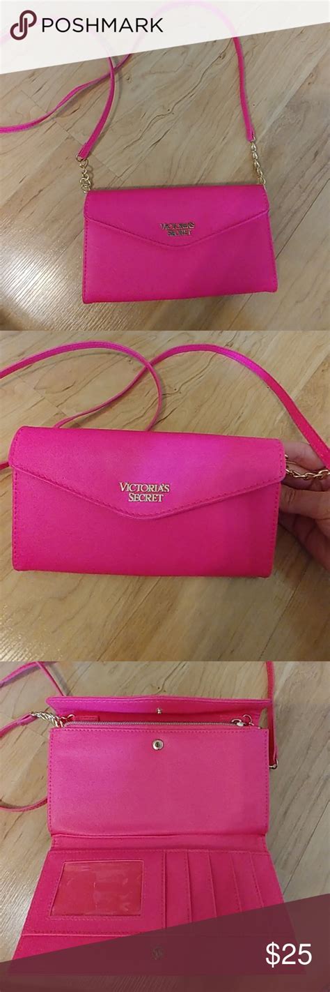 Buy victoria's secret pink egift card with credit cards. Victoria's Hot Pink Secret Cardholder Crossbody Victoria's Secret Strap drop 25" Credit Card ...