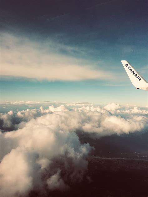 Plane S Tail Near Clouds Aeroplane Aircraft Airplane Poze Avion