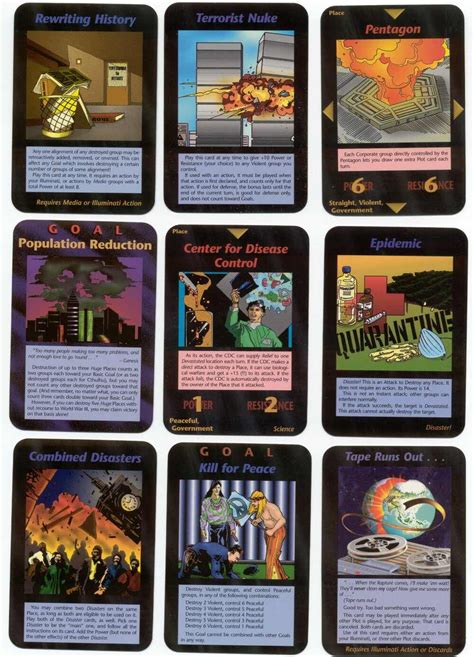 Show off your poker skills and experience all the thrills of monte carlo and las vegas while you attempt to earn a huge jackpot. Illuminati Card Game from 1995 Predicted 9/11 & Swine Flu!!, page 1
