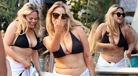 Emily Atack Looks In Great Spirits As She Is Seen With A Mystery Man On Holiday In Marbella 102