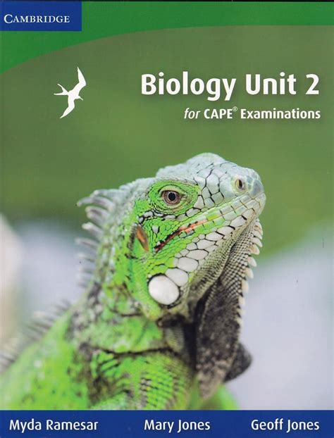 Biology Unit 2 For Cape Examinations Booksmart