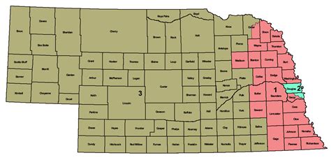 Nebraska Legislative District Map