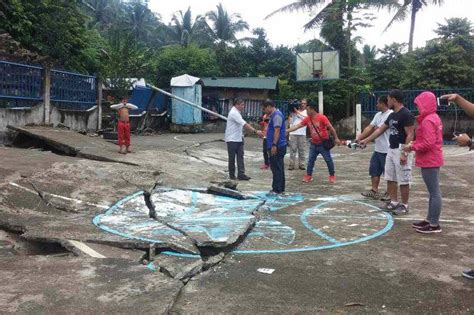Philippines Report Look Phivolcs Finds Ground Rupture In
