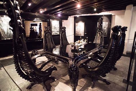 Find a wide selection of couches, sectionals, and sleeper sofas made of breathable upholstery. HR Giger Museum & Bar in Gruyeres, Switzerland: Goth sci ...