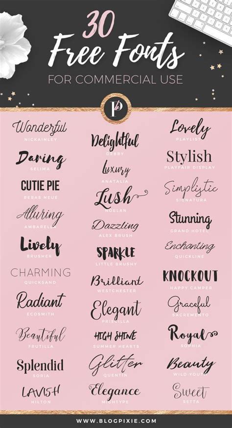 I want a font that is elegant and classy, but not too business like. Free Fonts for Commercial Use - Download best free fonts ...
