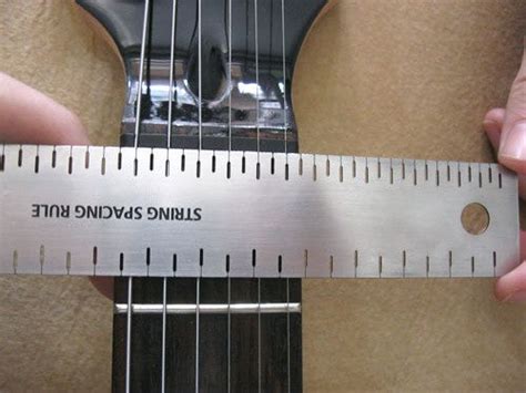String Spacing Rule Elmer Guitar