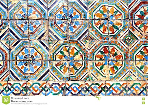 Moorish Ceramic Tiles Stock Image Image Of Background 72857003