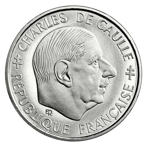 1 Franc 1988 Charles De Gaulle Émile Rousseau