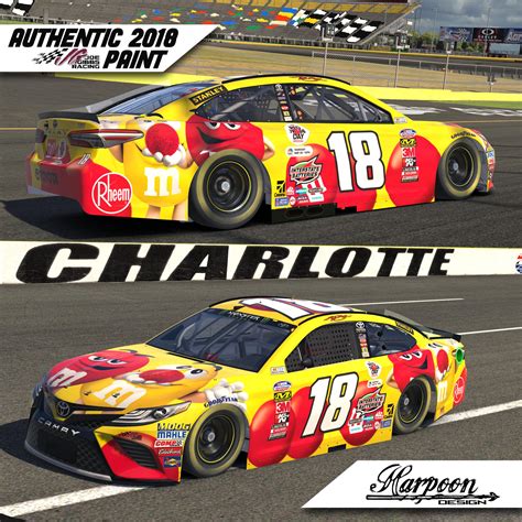 Toyota camry se daytona 500 pace car '2012. 2018 JGR Authentic Kyle Busch M&M Red Nose Camry by ...