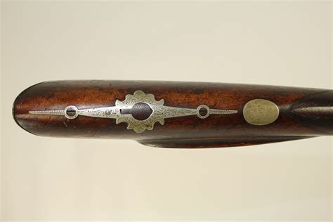 Antique English Double Barrel Perkins Shotgun 005 Ancestry Guns