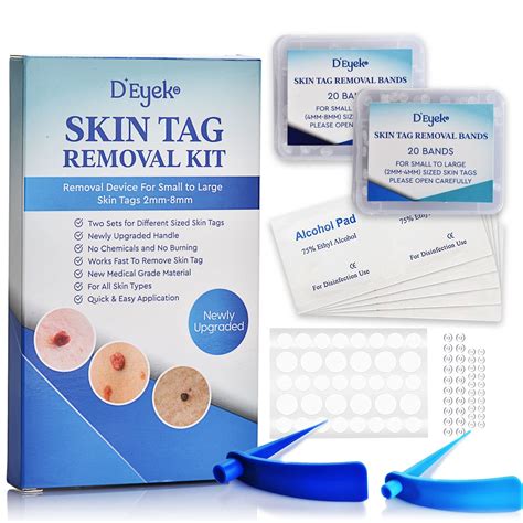 buy d eyeko upgraded skin tag removal kit for small to large 2mm to 8mm sized skin tags