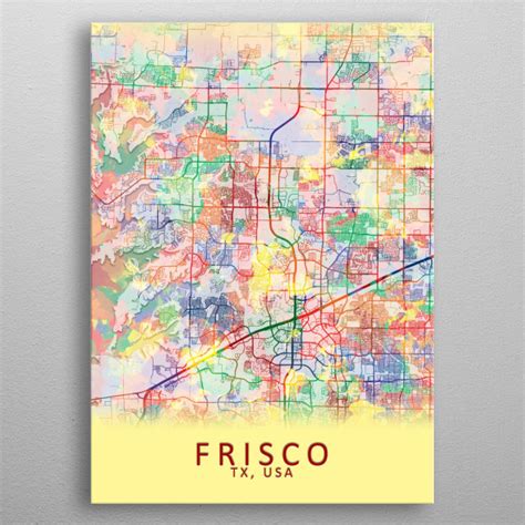 City Frisco Texas Map