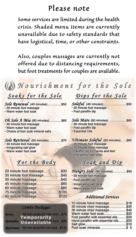 massage rates footloose massage in eugene oregon