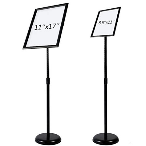 Adjustable Heavy Duty Pedestal Sign Holder Floor Stand Sign Stand