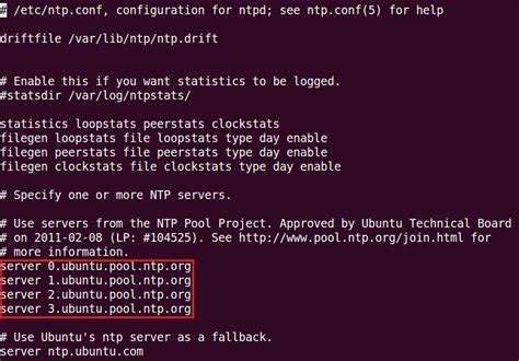 Configure Ntp Client Linux