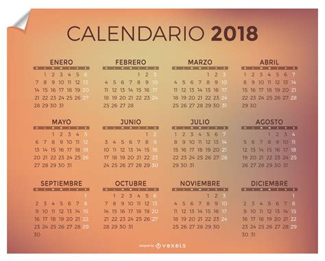 Pin En Calendario 2018 Gambaran